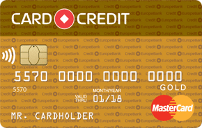 Card Credit Gold с ежемесячной комиссией за обслуживание