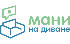 Логотип Мани на диване